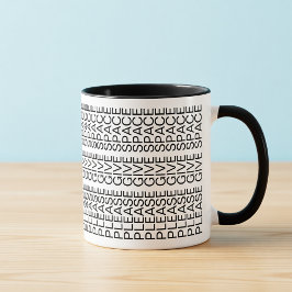 Taza Please Give Space Hidden Message Introvert Mug