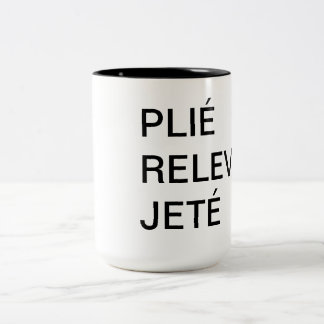 Taza Plié, Relevé, Jeté del ballet