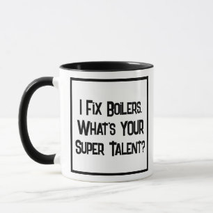 Taza Plomero o Ingeniero de Calefacción Super Talento.