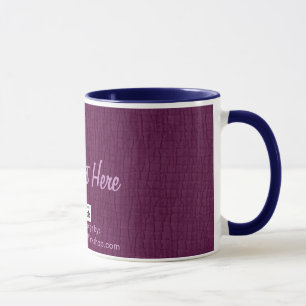 Taza Pluma básica, tu texto aquí
