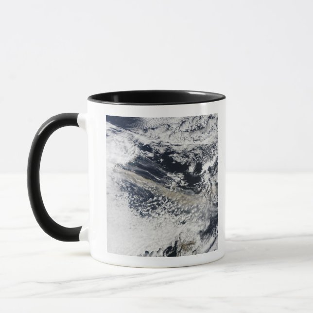 Taza Pluma de ceniza del volcán Eyjafjallajokull (Izquierda)