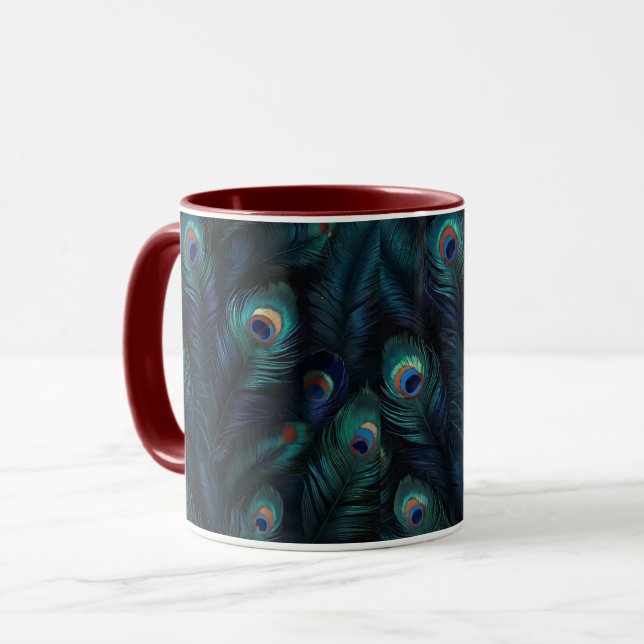 Taza Pluma de pavo real (Anverso izquierdo)