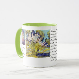 Taza Plumas de hierba silvestre Pintura / Artista Larry