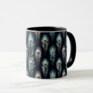 Taza Plumas de pavo real