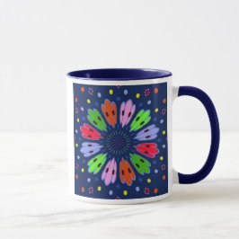 Taza Plumas del pavo real