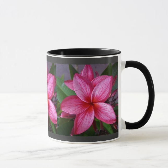 Taza Plumeria - flor hawaiana