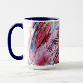 Taza Plumes au rose