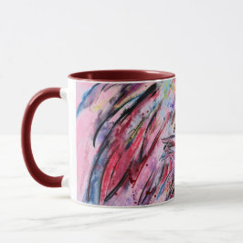 Taza Plumes au rose