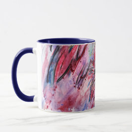 Taza Plumes au rose