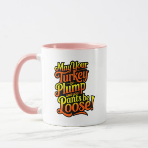 Taza Plump Turquía, Personalizado Diva Turkey, Mug
