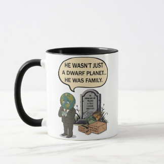 Taza Plutón Nunca Olvides Planeta Enano Humor Divertido