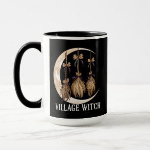 Taza Poblado Bruja ocultación gótica naturaleza Wicca P