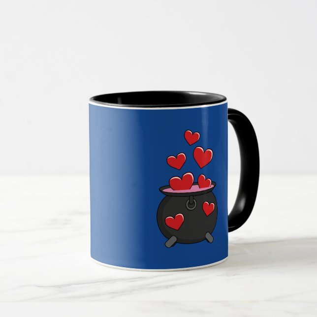 Taza Poción de amor de corazón (Anverso derecho)