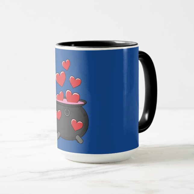 Taza Poción de amor de corazón (Anverso derecho)