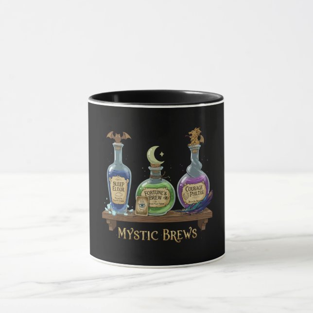Taza Pociones Místicas | Pociones y Elixires Caprichoso (Centro)