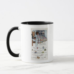 Taza Poco despierta los espías Santa del chica y el