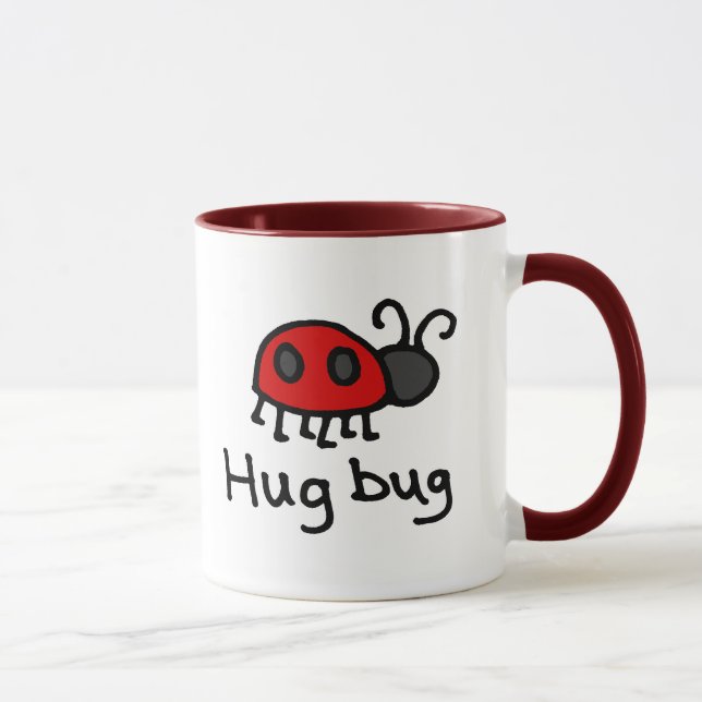 Taza Poco insecto del abrazo (Derecha)