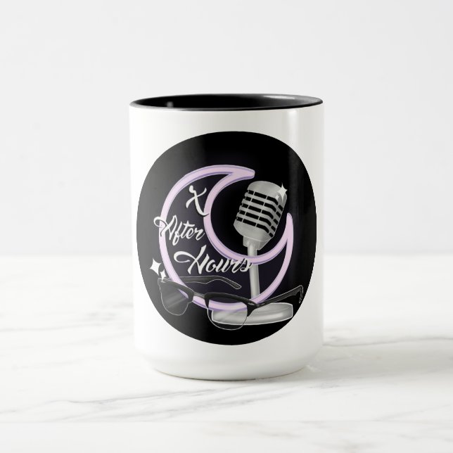 Taza Podcast X después del horario (Centro)