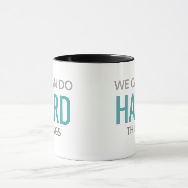 Taza Podemos hacer cosas difíciles (Centro)