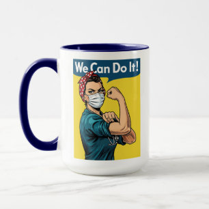 Taza Podemos hacerlo Enfermera Feminista Rosie Riveter
