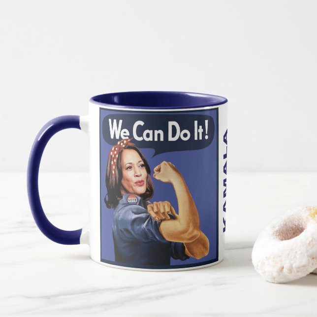Taza Podemos hacerlo - Kamala 2024 MUG (Con donut)