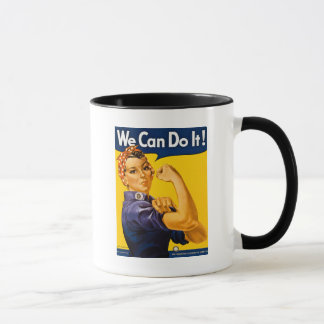 Taza ¡Podemos hacerlo! Rosie el vintage WW2 del
