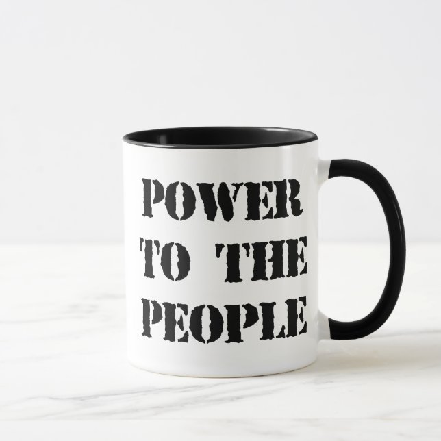 Taza Poder a la gente (Derecha)