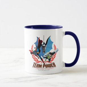 Taza Poder de equipo de la Liga de la Justicia