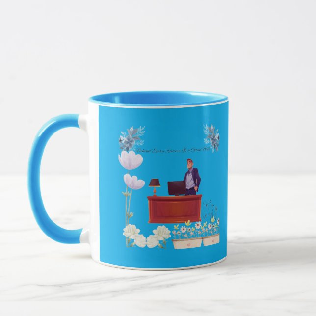 Taza Poder del liderazgo azure (Izquierda)