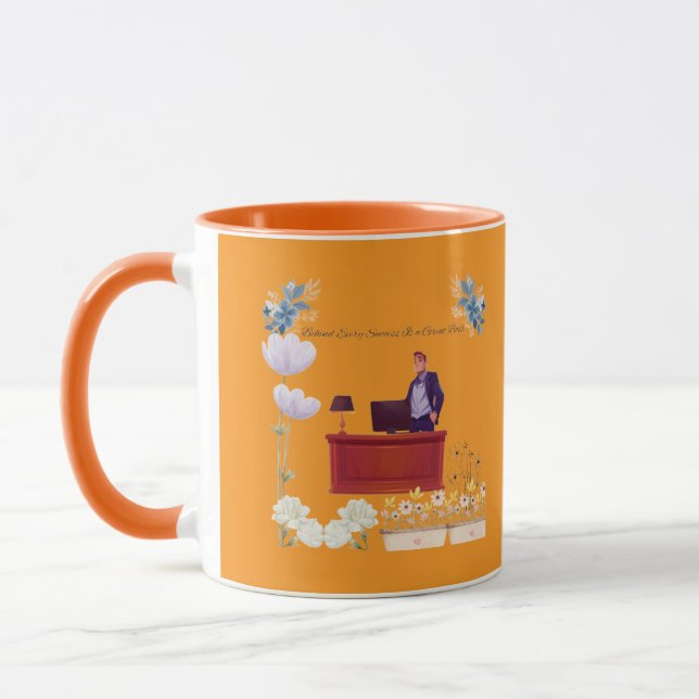 Taza Poder del liderazgo naranja (Izquierda)