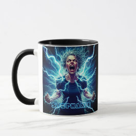 Taza Poder Eléctrico de Superhéroe con Cita