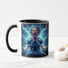 Taza Poder Eléctrico de Superhéroe con Cita