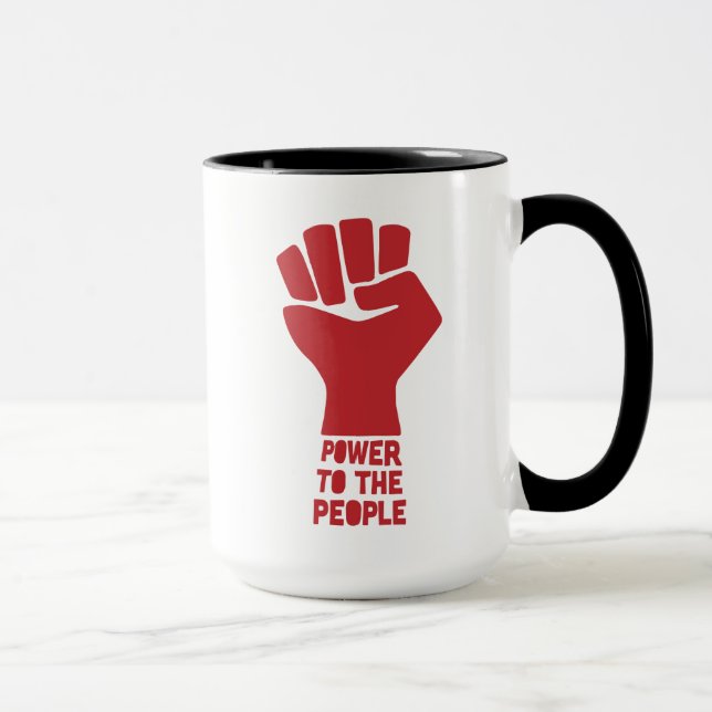 Taza Poder para el pueblo (Derecha)