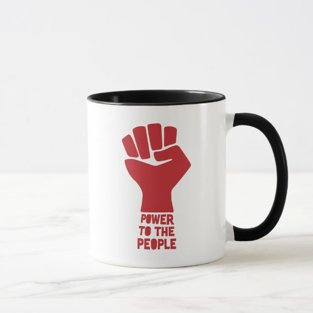 Taza Poder para el pueblo (Derecha)