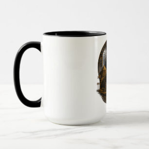 Taza Poder Silencioso   Gran Diseño Esfinge de Egipto