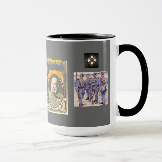 Taza Poderes de la central de la guerra mundial 1 (Derecha)
