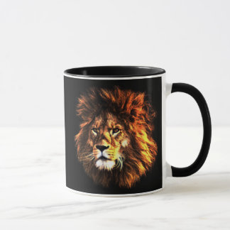 Taza poderosa del león