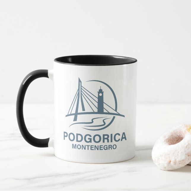 Taza Podgorica Montenegro Europe (Con donut)