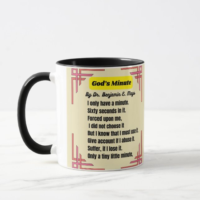 Taza poema de dios minute (Izquierda)