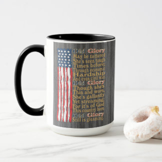 Taza Poema de pancarta con problemas de gloria antigua