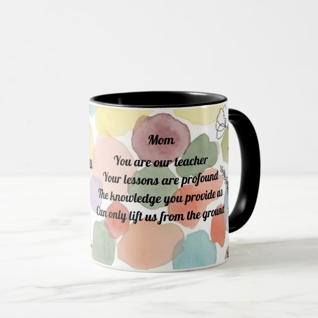 Taza Poema del Día de la Madre (Anverso derecho)
