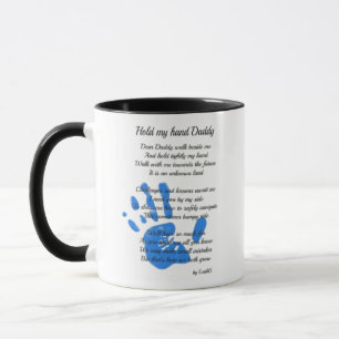Taza Poema del Día del Padre - Sostén mi regalo de papá