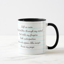 Taza Poema Motivacional Que Soy Escritora Personalizada