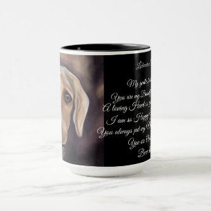 Taza Poesía del Retriever de Labrador