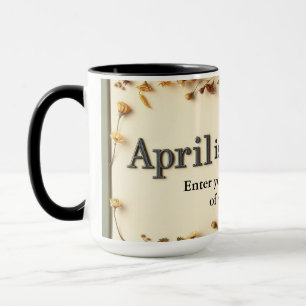 Taza Poesía en Flor Café Literario Floral