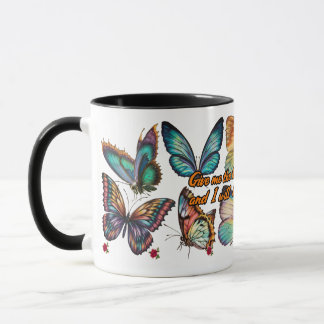 Taza Poesía en un café de cerámica blanca