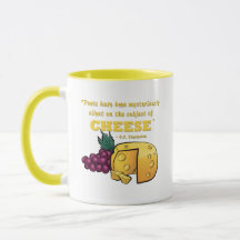Poesía y queso - Cita de Chesterton Mug