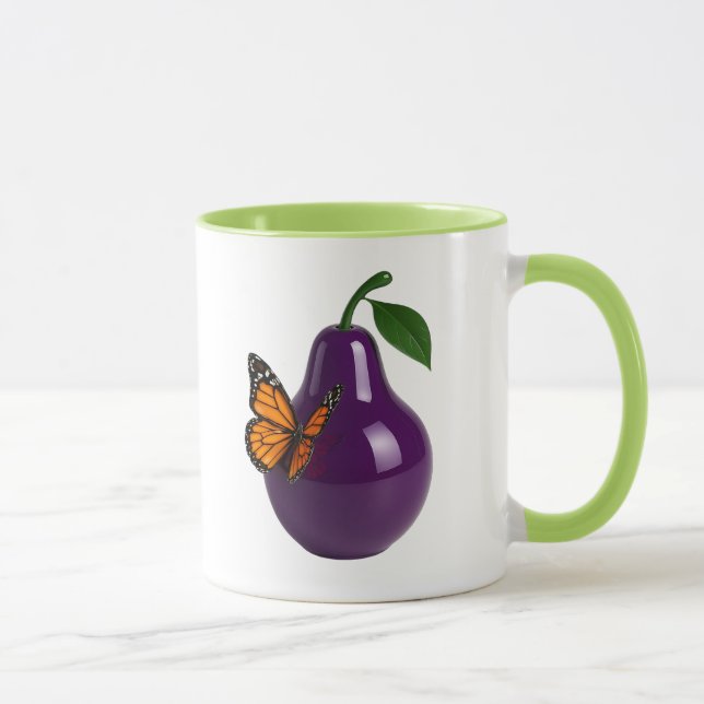 Taza Poire et papillon (Derecha)