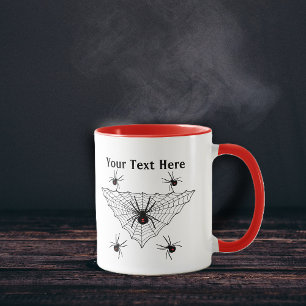 Taza Poison Black Window Spids Black Triangle Web