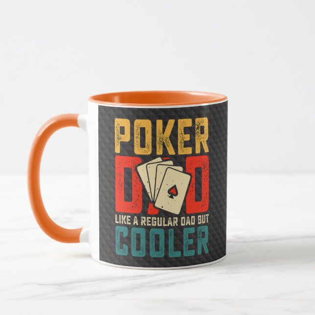 Taza Poker Dad, Like a Regular Dad But Cooler (Izquierda)